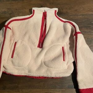 Free People Movement Mountain High Half Zip In Color Ballet Slipper